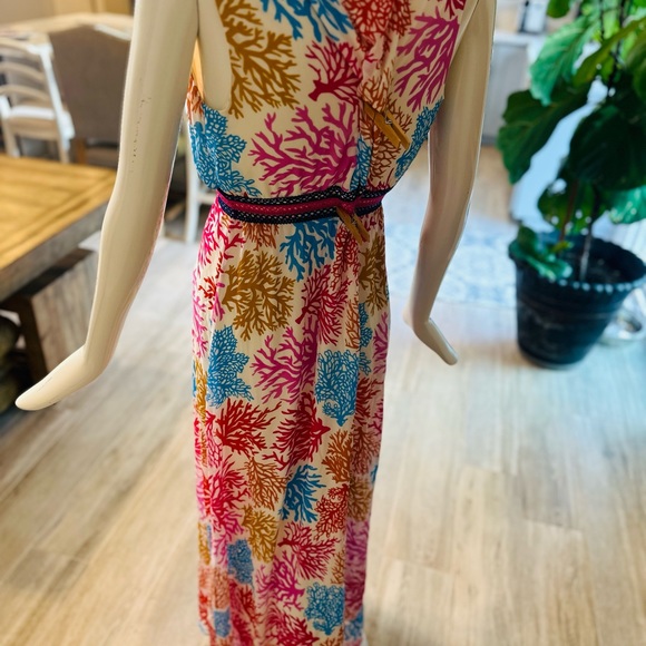 Nikki Poulos Dresses, Nikki Poulos Coral Reef Maxi Dress, Wrap, Motif D… - Picture 4 of 5